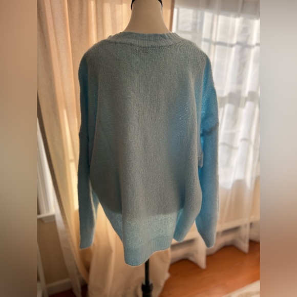 Mohair and Wool Blend Cardigan - Picture 4 of 6